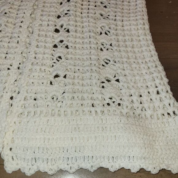 Vintage Handmade Knitted/Crochet Cardigan/Vest  - Picture 7 of 13